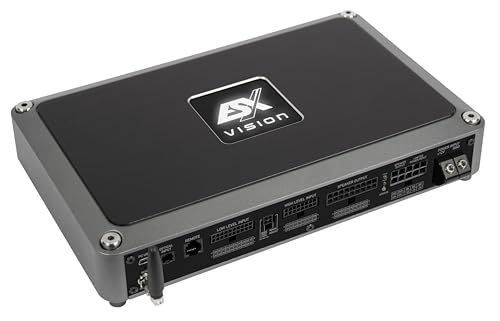 ESX VE1300.11SP - 11-Kanal Class D High-End Car-HiFi Verstärker mit 12-Kanal DSP und BT Streaming/App-Steuerung von ESX