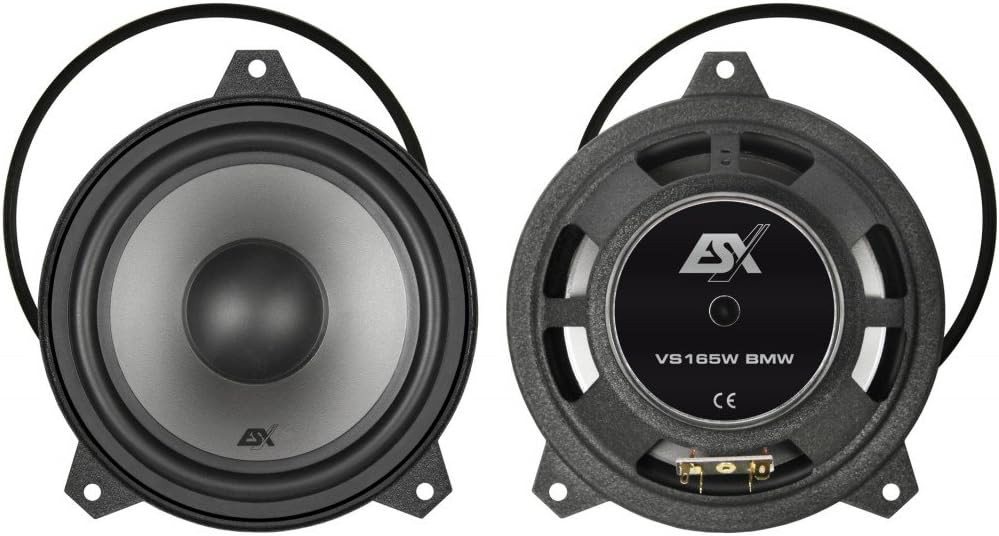ESX VISION Woofer 16 cm VS-165W BMW Auto-Lautsprecher (ESX VS165C BMW - 3er E46 Frontsystem) von ESX