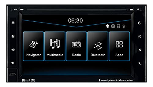 ESX VN630W-DAB 6,2“ 2-DIN Autoradio, Navigation, Naviceiver mit DAB+ und DVD-Laufwerk von ESX
