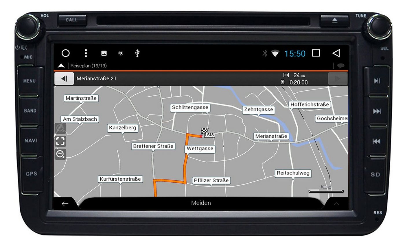 ESX VN815-VO-U1-DAB Autoradio Bluetooth DAB+ für Volkswagen VW Einbau-Navigationsgerät von ESX