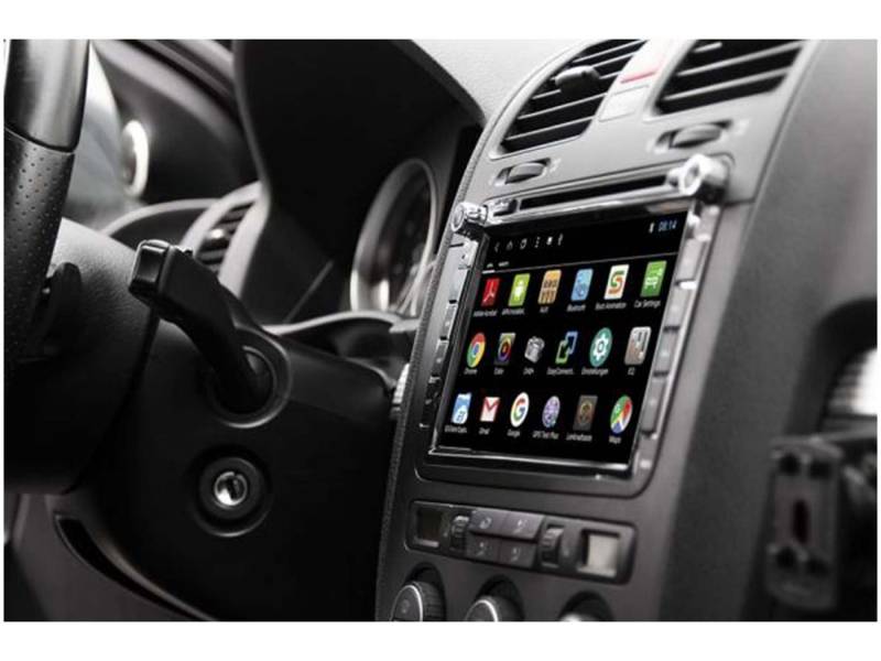 ESX VN815-​VO-U1-DAB fahrzeugspezifische Autoradio für VW Skoda Seat Einbau-Navigationsgerät (Europa, Bluetooth, DAB+, Inklusive MicroSD-Karte mit iGO Navigations-Software) von ESX