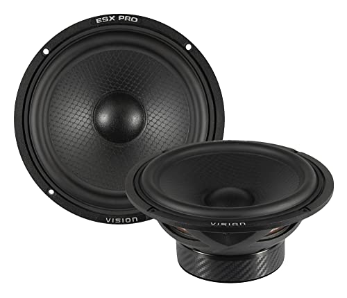ESX VXP6.2W | 16,5 cm Tiefmitteltöner Kickbass Tiefmittelton Lautsprecher von ESX