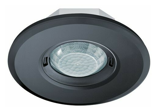 Esylux EP10428074 MD-FLAT 360i/8 ROUND BLACK von ESYLUX