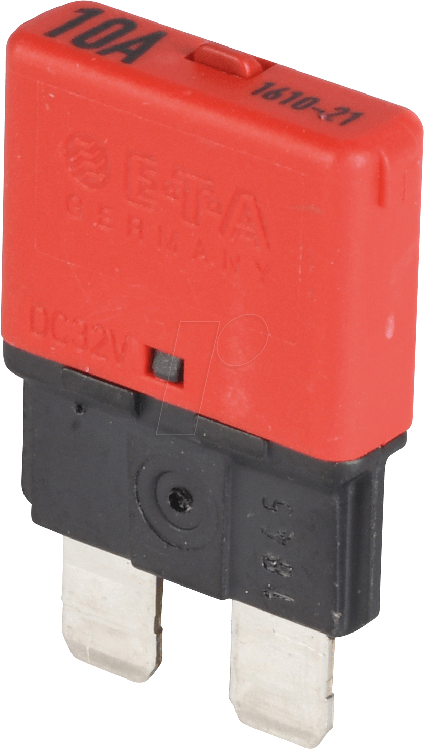 ETA 1610-21-10A - KFZ-Sicherung, 10 A, rot von ETA