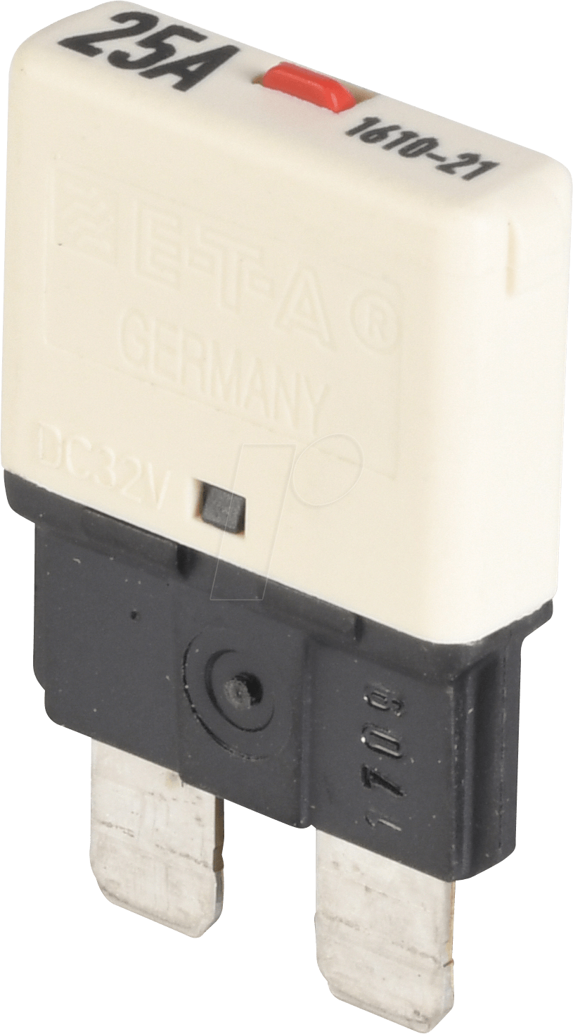 ETA 1610-21-25A - KFZ-Sicherung, 25 A, weiß von ETA