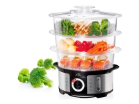Eta Steampot, 3 Korb/Körbe, Schwarz, Silber, 1,5 l, 75 min, 1000 W, 275 mm Eta Steampot, 3 Korb/Körbe, Schwarz, Silber, 1,5 l, 75 min, 1000 W, 275 mm von ETA