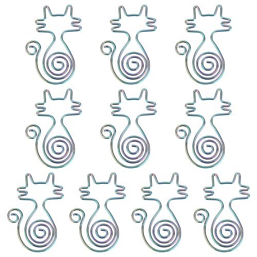 Buntes Cat -Shape -Papierclip Leichter Organizer 10pcs Portable Home Office Datei Notebook Buntes Cat -Shape -Papierclip Leichter Organizer 10pcs Portable Home Office Datei Notebook von ETAINGYEUN