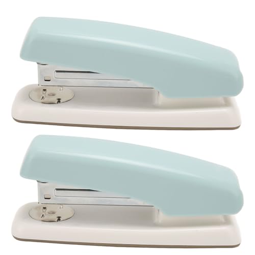 Desktop Stapler großer Kapazität Nicht -Schlupf -Ergonomisches Design für Büromaterialien (Blau) von ETAINGYEUN