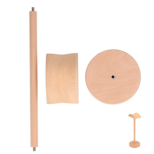 Holzkopfhörerhalter Desktop -Kopfhörer -Display Standhörer Abnehmbarer Buchen -Headset -Stand für Home Office von ETAINGYEUN