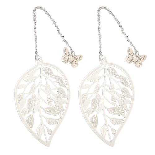 Metall -Lesezeichen Retro Leaf Elegante leichte leichte Hollow Lesezeichen Office School Familie von ETAINGYEUN