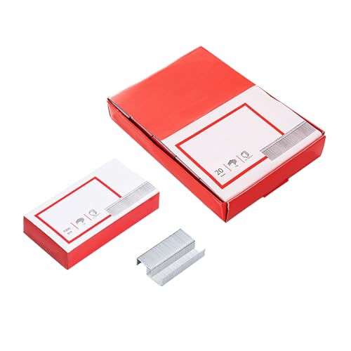 Nummer 10 Elektroplattiertes Metall Mini -Grundnahrungsmittel 1000pcs Box Schnelles Stapeln für Desktop Stapler Office School von ETAINGYEUN