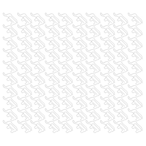 Papierclips niedliche Form Slip Farbfast für Karten machen Scrapbooking -Projekte (Weiß) von ETAINGYEUN