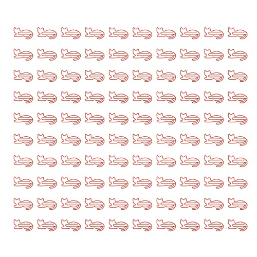 Süße Katzenformpapier Clips Beschichtungsprozess erhöhte Schlupf kleine Katzenpapierklammern für Office School Scrapbooking von ETAINGYEUN