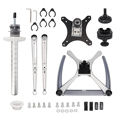 Vertikale Stapeldoppel -Monitor -Arm -Dämpfungseinstellung Aluminiumlegierung Dual Monitor Stand für Laptop Silber Vertikale Stapeldoppel -Monitor -Arm -Dämpfungseinstellung Aluminiumlegierung Dual Monitor Stand für Laptop Silber von ETAINGYEUN