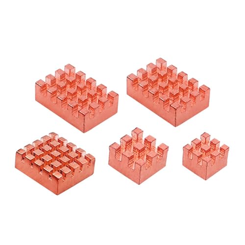 5-teiliges Kupfer-Kühlkörper-Set, passives Kühlkissen, Wärmeableitung, Kühler für OpenWrtOne Board 5-teiliges Kupfer-Kühlkörper-Set, passives Kühlkissen, Wärmeableitung, Kühler für OpenWrtOne Board von ETAWDE