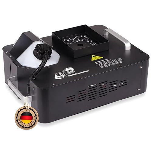 ETEC FOG 2000 LED RGB 3in1 DMX Vertikal-Nebelmaschine 1600 Watt CO2 Effekt 24x3 Watt Effektmaschine Party Disco Club DJ Event Vertikal von ETEC Professional Show Equipment