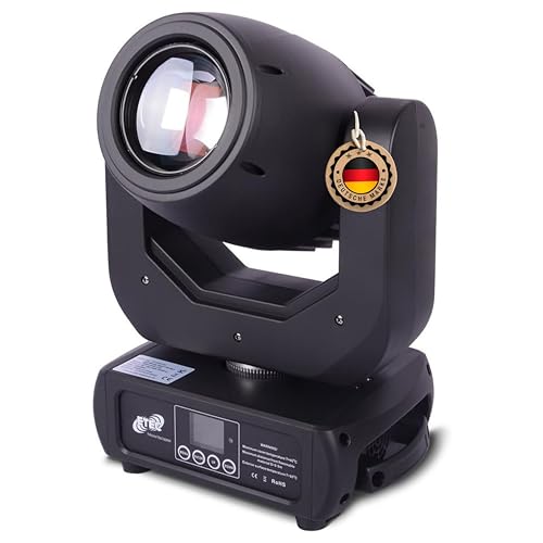 ETEC Professional LED Moving Head E150 Spot - 150 Watt elektronischer Fokus - 2 Goboräder - Rotation - Prisma - DMX Veranstaltung Bühnenbeleuchtung Effekt Licht Party Disco Show DJ ETEC Professional LED Moving Head E150 Spot - 150 Watt elektronischer Fokus - 2 Goboräder - Rotation - Prisma - DMX Veranstaltung Bühnenbeleuchtung Effekt Licht Party Disco Show DJ von ETEC