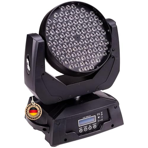 ETEC Professional LED Moving Head ML108 Washlight Washer Effekt DMX 108x3 Watt RGBW DJ MK2 Veranstaltung Bühnenbeleuchtung Licht Party Disco Show Farbmischung ETEC Professional LED Moving Head ML108 Washlight Washer Effekt DMX 108x3 Watt RGBW DJ MK2 Veranstaltung Bühnenbeleuchtung Licht Party Disco Show Farbmischung von ETEC