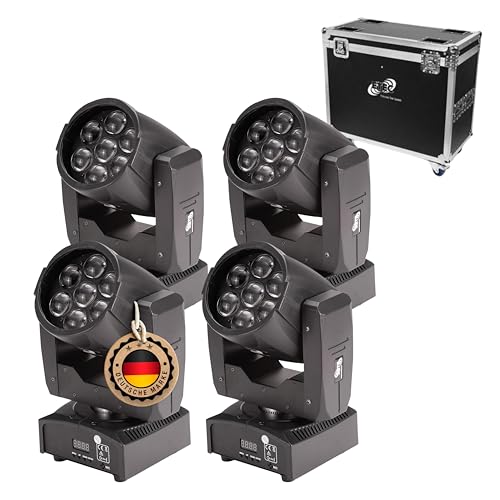 ETEC Professional LED Zoom Moving Head 7Z Set mit Flightcase ZOOMFUNKTION 7x15 Watt RGBW 4in1 - CASE TOURSET für DJ CLUB PARTY BEAM WASH SPOT DMX Veranstaltung Bühnenbeleuchtung Licht SPARANGEBOT ETEC Professional LED Zoom Moving Head 7Z Set mit Flightcase ZOOMFUNKTION 7x15 Watt RGBW 4in1 - CASE TOURSET für DJ CLUB PARTY BEAM WASH SPOT DMX Veranstaltung Bühnenbeleuchtung Licht SPARANGEBOT von ETEC