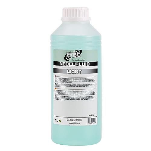 ETEC Professional Nebelfluid 1 Liter Light Fog Fogger Fluid Flüssigkeit Nebelmaschine Leicht Fazer Hazer Lasershow von ETEC Professional Show Equipment