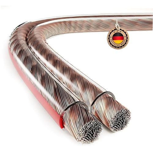 ETEC Lautsprecherkabel CCA 2x1,50mm² transparent 50m ETEC Lautsprecherkabel CCA 2x1,50mm² transparent 50m von ETEC