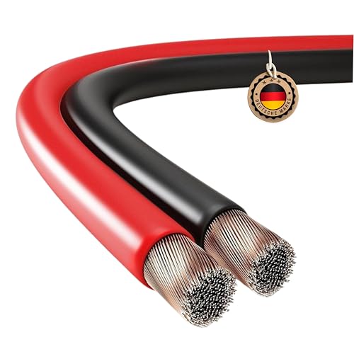ETEC Lautsprecherkabel CCA 2x2,50mm² rot/schwarz 50m ETEC Lautsprecherkabel CCA 2x2,50mm² rot/schwarz 50m von ETEC