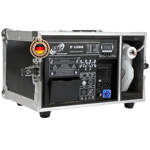 ETEC Professional F1500 Tour Fazer Dunstnebelmaschine Flightcase 1000 Watt Hazer Fog Rauch Party Disco Show DJ Effektmaschine Nebel von ETEC