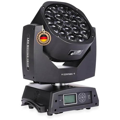 ETEC Professional LED Big Eye Moving Head 19x15 Watt RGBW Beam Rotation Zoom DMX Bühnenbeleuchtung Lichteffekt Discothek Club DJ Party ETEC Professional LED Big Eye Moving Head 19x15 Watt RGBW Beam Rotation Zoom DMX Bühnenbeleuchtung Lichteffekt Discothek Club DJ Party von ETEC