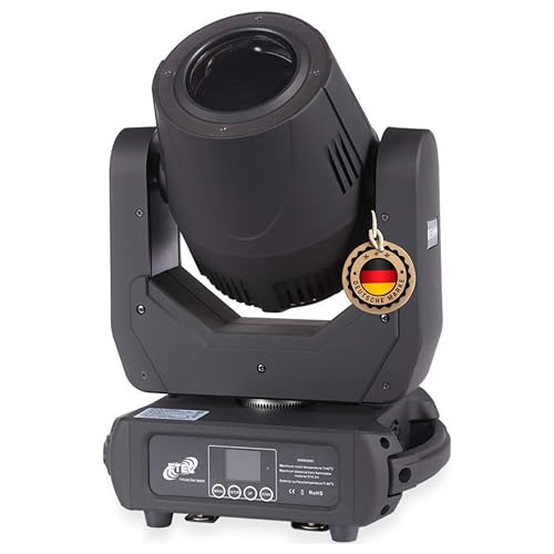 ETEC Professional LED Moving Head Pure Beam 150 Watt 24 3in1 SMD LED Ring Effekt Gobo Prisma Veranstaltung Bühnenbeleuchtung Licht Party Disco Show DJ ETEC Professional LED Moving Head Pure Beam 150 Watt 24 3in1 SMD LED Ring Effekt Gobo Prisma Veranstaltung Bühnenbeleuchtung Licht Party Disco Show DJ von ETEC