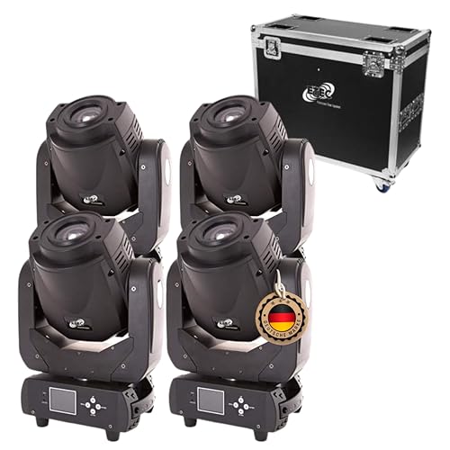 ETEC Professional LED Spot Moving Head E60 Set mit Flightcase - Tourpack 60 Watt highpower LED - DMX Gobo Prisma Fokus Veranstaltung Bühnenbeleuchtung Licht Party Disco Show DJ Farbmischung ETEC Professional LED Spot Moving Head E60 Set mit Flightcase - Tourpack 60 Watt highpower LED - DMX Gobo Prisma Fokus Veranstaltung Bühnenbeleuchtung Licht Party Disco Show DJ Farbmischung von ETEC
