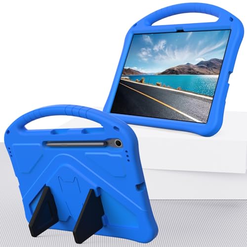 Tablet-Schutz Leichte, stoßfeste, kinderfreundliche Hülle, kompatibel mit Samsung Galaxy Tab S10 FE Plus 13,1 Zoll SM-X620/X626B 2025, mit Griffständer, verdickter Tablet-Hülle mit Aufprallschutz an d Tablet-Schutz Leichte, stoßfeste, kinderfreundliche Hülle, kompatibel mit Samsung Galaxy Tab S10 FE Plus 13,1 Zoll SM-X620/X626B 2025, mit Griffständer, verdickter Tablet-Hülle mit Aufprallschutz an d von ETGOKJM