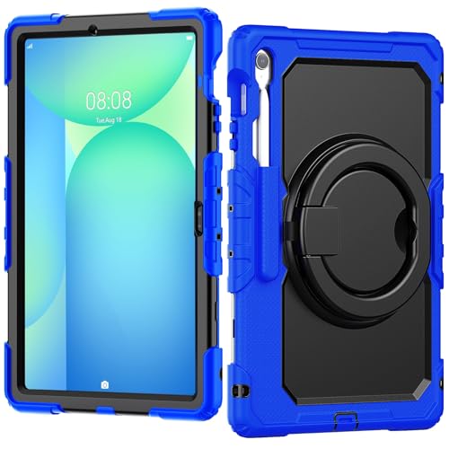 Tablet-Schutz Robuste, stoßfeste TPU-Hülle, kompatibel mit Samsung Galaxy Tab S10 FE Plus 13,1 Zoll SM-X620/X626B 2025, Kinderhülle, 360 Grad drehbarer Griff, Ständerhalterung mit Displayschutzfolie + Tablet-Schutz Robuste, stoßfeste TPU-Hülle, kompatibel mit Samsung Galaxy Tab S10 FE Plus 13,1 Zoll SM-X620/X626B 2025, Kinderhülle, 360 Grad drehbarer Griff, Ständerhalterung mit Displayschutzfolie + von ETGOKJM