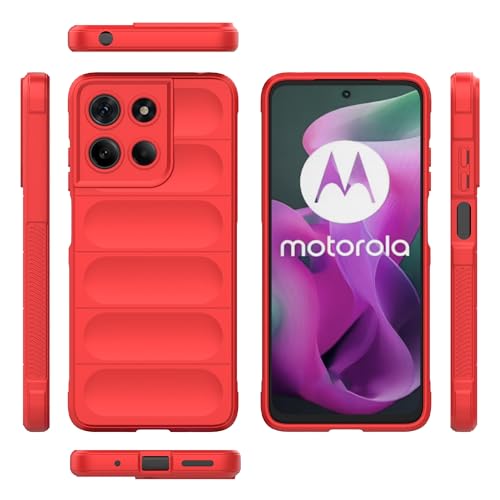 Telefon-Bildschirmschutz Kompatibel mit Motorola Moto G15 4G (ausländische Version). Handyhülle aus Silikon. Schlanke Hülle. Rundumschutz. Stoßfest. Kratzfest. Weiche Innenhülle aus beflockter Faser. von ETGOKJM