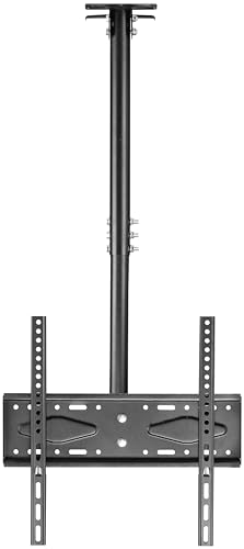 ETHU TV Deckenhalterung für 26-60 Zoll LCD LED Höhenverstellbar TV Wandhalterung mit Neigungs und Schwenkbewegung,bis zu 45kg,Max.VESA 400x400mm,Schwarz ETHU TV Deckenhalterung für 26-60 Zoll LCD LED Höhenverstellbar TV Wandhalterung mit Neigungs und Schwenkbewegung,bis zu 45kg,Max.VESA 400x400mm,Schwarz von ETHU