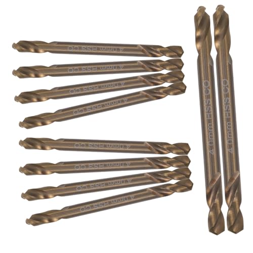 ETHZZLE 10 Teiliger Doppelkopfbohrer, Stahlbohrer, Metallbohrer, Schnellbohrer, Schlagbohrer, Bohrer Für Edelstahl, Bohrer Für Metall, Bohrer Set, Kleine Bohrer ETHZZLE 10 Teiliger Doppelkopfbohrer, Stahlbohrer, Metallbohrer, Schnellbohrer, Schlagbohrer, Bohrer Für Edelstahl, Bohrer Für Metall, Bohrer Set, Kleine Bohrer von ETHZZLE