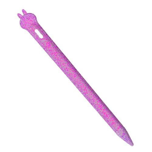 ETHZZLE 1Stk Apfel-Silikon-Stifthülle Rabbit Design Stiftabdeckung Rabbit Design Stiftschutz Schutzhülle für Touchpen Stift Kappe Stylus Pen für Stylus-Stift-Schutzhülle Stifttasche von ETHZZLE