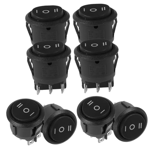 ETHZZLE 8 Stück Auto Kippschalter Auto Wippschalter Auto Kippschalter Kippschalter Für Marine Kippschalter Für Auto 3 Positionen Kippschalter Wippschalter Boot Kippschalter von ETHZZLE