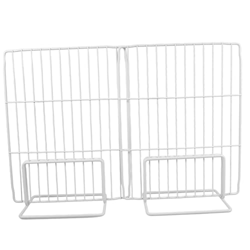 ETHZZLE Teilung kühlschrank schublade teiler Kühlschrank-Netzteiler Kühlschrank Organizer Kühlschrank-Organizer Eisen-Organizer für Gefrierschrank regalteiler aus metall Schrankteiler Weiß von ETHZZLE