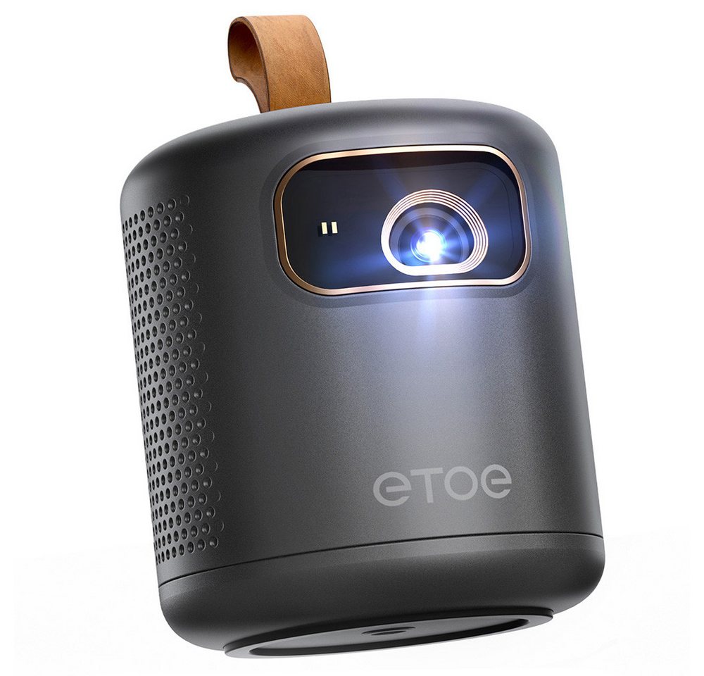 ETOE Dolphin 500 ANSI-Lumen, 1080P, Autofokus & Keystone Beamer (1000:1, 4K UHD Video Dekodierung, Netflix, YouTube, Prime Video) von ETOE