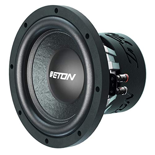 ETON PW 8: Kräftiger 20 cm / 8 Zoll Langhub Woofer, Bass fürs Auto, Bass Lautsprecher mit Ferritmagnet, handgeschöpfter Papiermembran, 2 x 2 Ohm Doppelschwingspule, 400 Watt von ETON