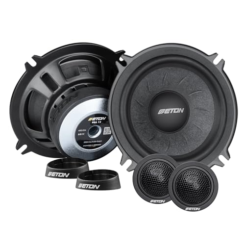 ETON Pra 13 – klangstarkes 13 cm / 5“ Komponenten System, Auto Lautsprecher, Soundsystem mit 90 Watt, 3 Ohm, 1 Paar von ETON