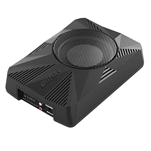 ETON USB 6AR – sehr kompakter 150 mm / 6 Zoll Untersitz Aktiv Subwoofer für PKWs und Reisemobile, leistungsstarke aktive Underseat Bassbox mit Verstärker, Langhub-Woofer, 160 Watt von ETON