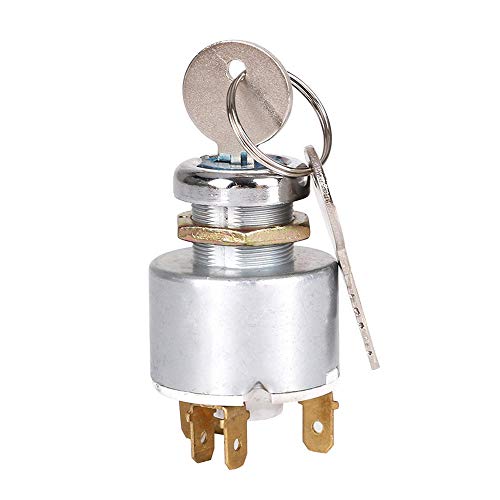 ETOPARS 12V Universal Auto Zündschloss Motor Startschalter Zündschalter Zündschlüssel Wasserdicht 3 Position EIN AUS Starten Schalter Boot Traktor von ETOPARS