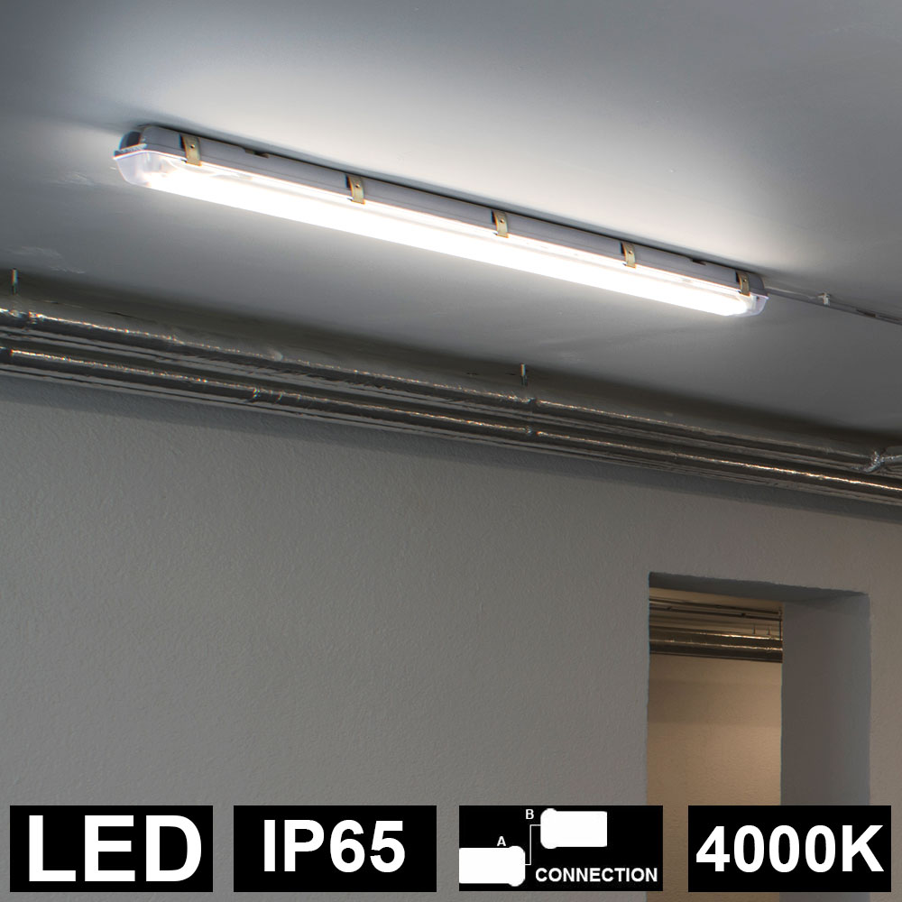 LED Wannenleuchte, 1800 Lumen, neutralweiß, L 120 cm, McShine von ETT