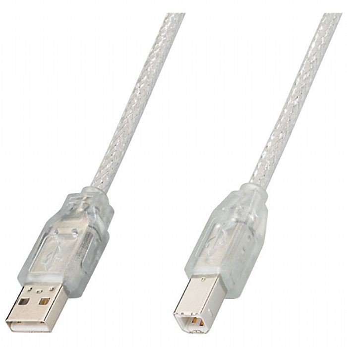 USB 2.0 Kabel zu transparent 3m USB 2.0 Kabel zu transparent 3m von ETT