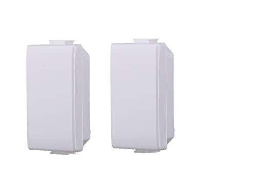 Switch-Modul, Shucko-Tasten, USB-Dimmer, kompatibel mit Matix (1 Paar gefälschte Pole Tastenkappen 1P weiß) von ETTROIT