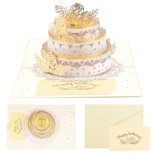 ETUCYNG 3D -Geburtstagskarten für en, 3D -Geburtstagskarten top -up - Dreischichtige Kuchen-Pop-up-Geburtstagskarte | Foil-Stempel Keepsak Collectible Stapier für, Mutter, Vater beschreiben ETUCYNG 3D -Geburtstagskarten für en, 3D -Geburtstagskarten top -up - Dreischichtige Kuchen-Pop-up-Geburtstagskarte | Foil-Stempel Keepsak Collectible Stapier für, Mutter, Vater beschreiben von ETUCYNG