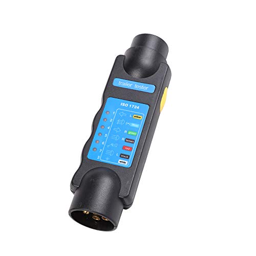 ETUKER Anhänger Prüfgerät 7 Polig, Anhänger Steckdose Stecker Prüfgerät 7 Polig Beleuchtung Diagnose Gerät, Anhänger Diagnose Werkzeug 12V Für RV, Pkw, Wohnwagen, Booten, Universelles Zubehö ETUKER Anhänger Prüfgerät 7 Polig, Anhänger Steckdose Stecker Prüfgerät 7 Polig Beleuchtung Diagnose Gerät, Anhänger Diagnose Werkzeug 12V Für RV, Pkw, Wohnwagen, Booten, Universelles Zubehö von ETUKER