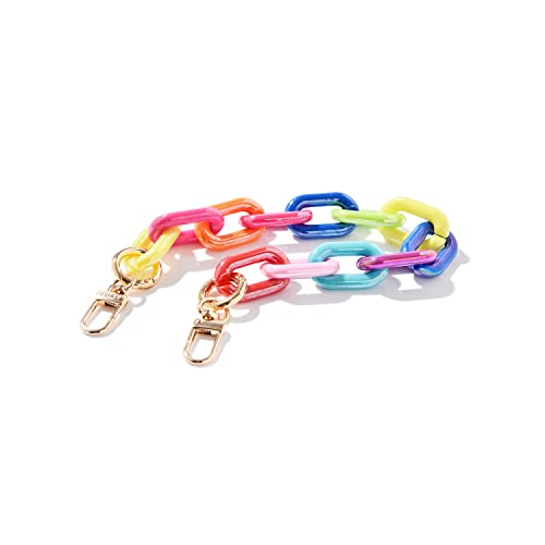 ETUUI Candy Chain - Rainbow Neon I Handgelenkschlaufe Kette Handy Modell übergreifend I Mobile Umhängeband für iPhone Samsung und Co. von ETUUI