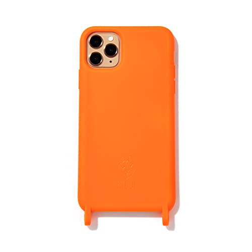 ETUUI Silk Hook Hülle Apple iPhone 12 Mini in Orange - hochwertige Schutzhülle, Rundumschutz Handyhülle für Smartphone von ETUUI